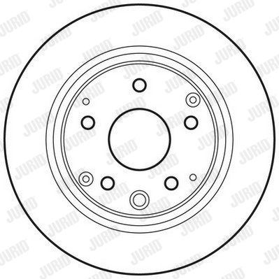 JURID Тормозной диск 562710JC