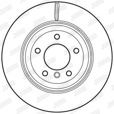 JURID Тормозной диск 562721JC