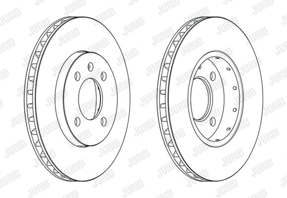 JURID Тормозной диск 562727JC
