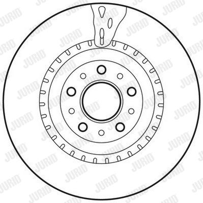 JURID Bremžu diski 562760JC