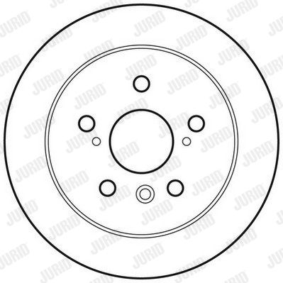 JURID Тормозной диск 562770JC