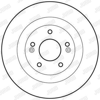 JURID Тормозной диск 562779JC