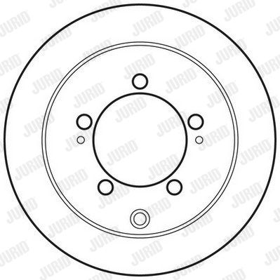 JURID Тормозной диск 562781JC