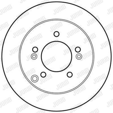 JURID Bremžu diski 562810JC