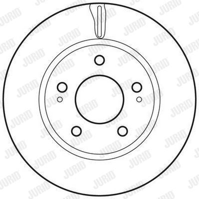 JURID Тормозной диск 562820JC