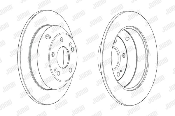 JURID Тормозной диск 562842JC