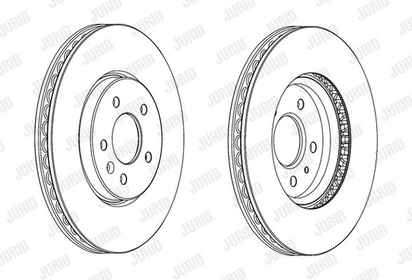 JURID Тормозной диск 562852JC