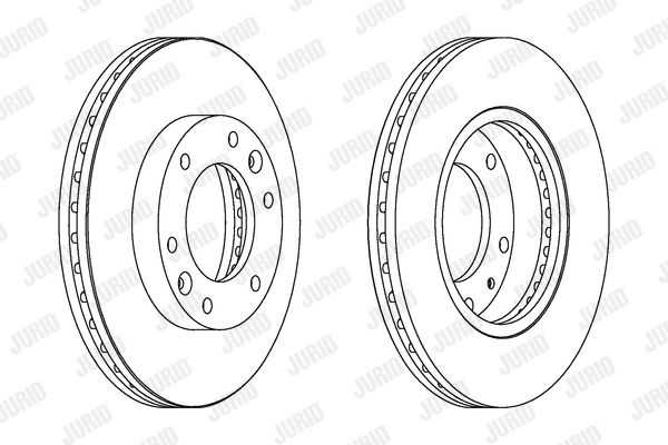 JURID Bremžu diski 562918JC