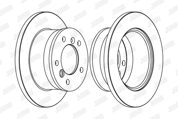JURID Тормозной диск 567761J
