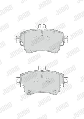 JURID Комплект тормозных колодок, дисковый тормоз 573402J