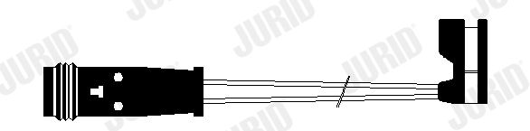 JURID Сигнализатор, износ тормозных колодок 581404