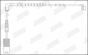 JURID Сигнализатор, износ тормозных колодок 581414