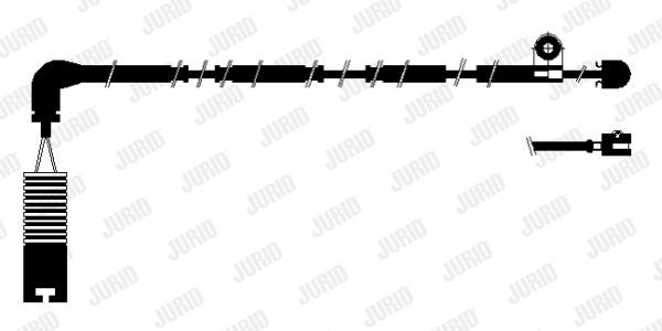 JURID Сигнализатор, износ тормозных колодок 581433