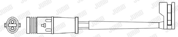 JURID Сигнализатор, износ тормозных колодок 581437