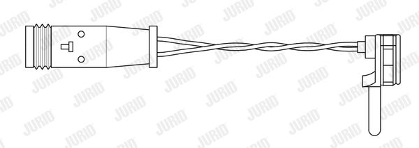 JURID Сигнализатор, износ тормозных колодок 581511