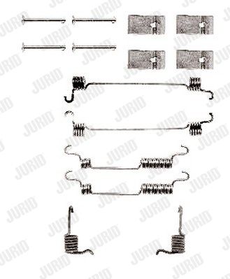 JURID Piederumu komplekts, Bremžu loki 771260J