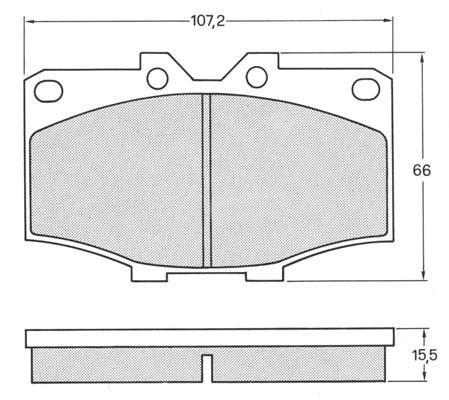 K27 Комплект тормозных колодок, дисковый тормоз 481-2085227