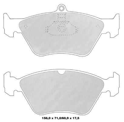 K27 Комплект тормозных колодок, дисковый тормоз 481-2141127