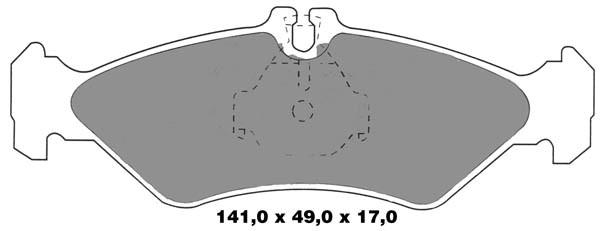 K27 Комплект тормозных колодок, дисковый тормоз 481-2162127