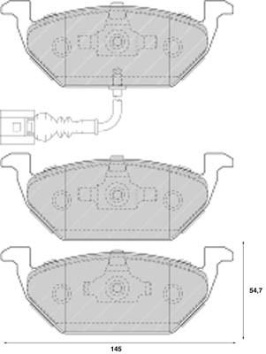 K27 Комплект тормозных колодок, дисковый тормоз 481-2313027