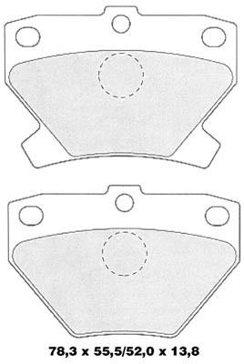 K27 Комплект тормозных колодок, дисковый тормоз 481-2352127