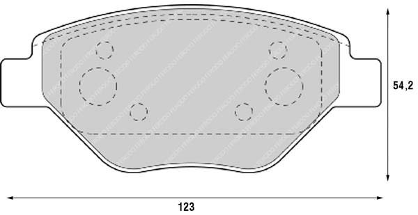 K27 Комплект тормозных колодок, дисковый тормоз 481-2393427