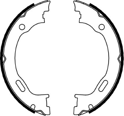 K27 Комплект тормозных колодок, стояночная тормозная с 483-52129