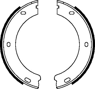 K27 Комплект тормозных колодок, стояночная тормозная с 483-79188