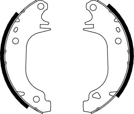 K27 Комплект тормозных колодок 483-88210K