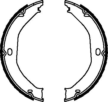 K27 Комплект тормозных колодок, стояночная тормозная с 483-88235