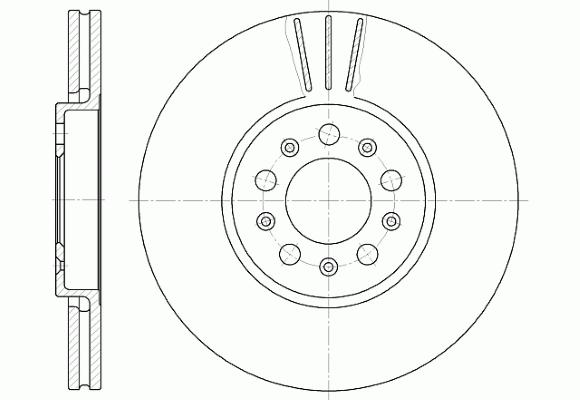 K27 Bremžu diski 491-2347