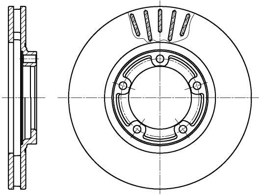 K27 Bremžu diski 491-3046