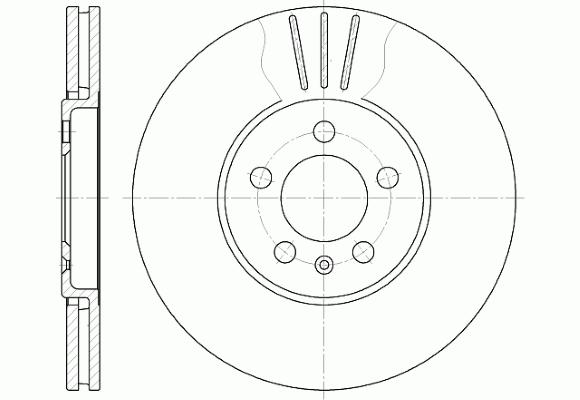 K27 Тормозной диск 491-4586