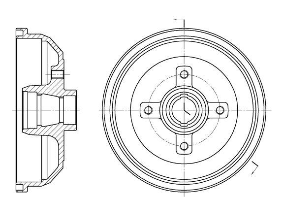 K27 Bremžu trumulis 492-OP6