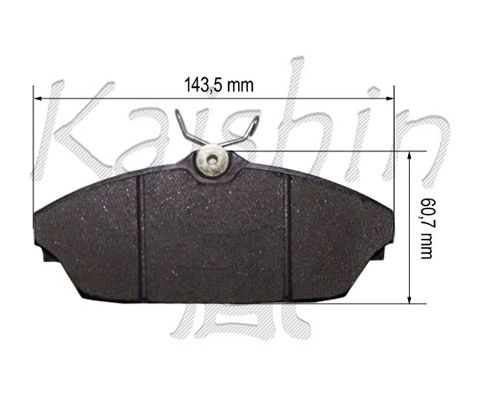 KAISHIN Комплект тормозных колодок, дисковый тормоз D10156
