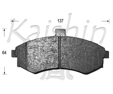KAISHIN Комплект тормозных колодок, дисковый тормоз FK11142