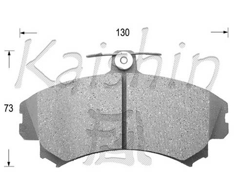 KAISHIN Комплект тормозных колодок, дисковый тормоз FK6090