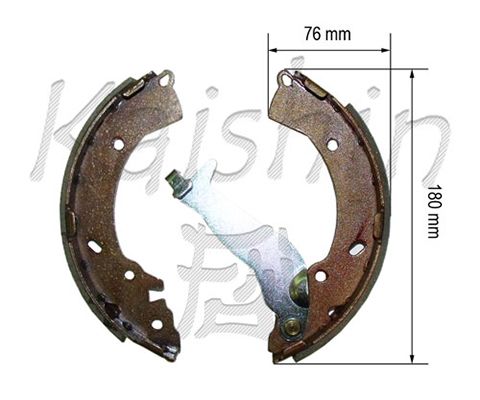 KAISHIN Комплект тормозных колодок K11182