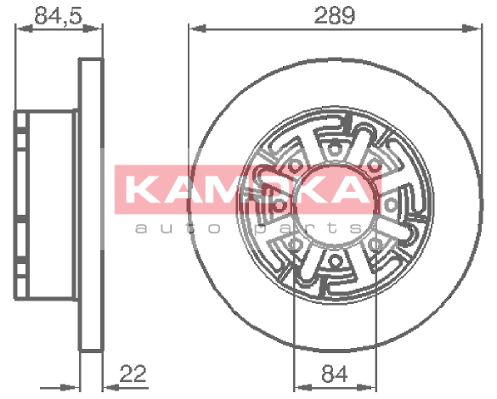KAMOKA Тормозной диск 103281