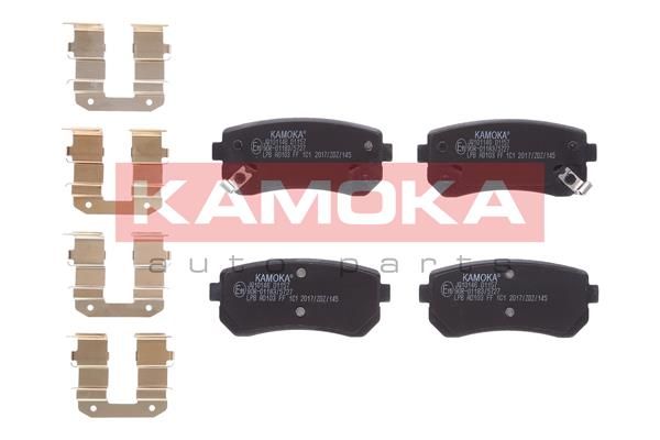 KAMOKA Комплект тормозных колодок, дисковый тормоз JQ101146
