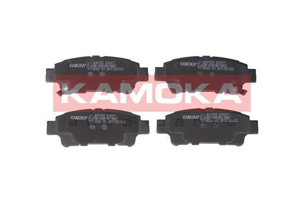 KAMOKA Комплект тормозных колодок, дисковый тормоз JQ101252