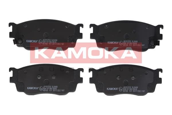 KAMOKA Комплект тормозных колодок, дисковый тормоз JQ101253