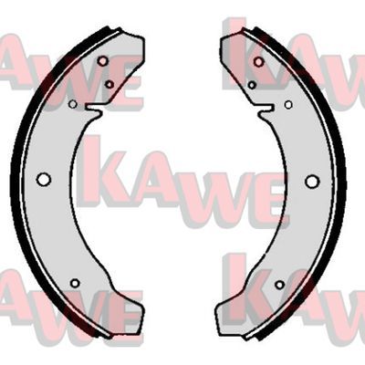 KAWE Комплект тормозных колодок 03880