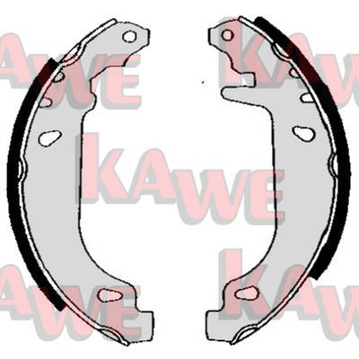 KAWE Комплект тормозных колодок 04880