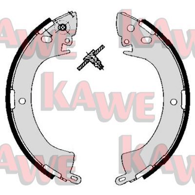 KAWE Комплект тормозных колодок 05240
