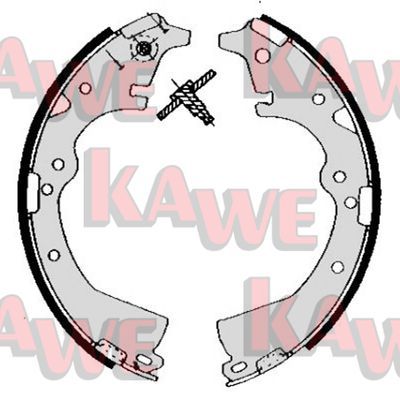 KAWE Комплект тормозных колодок 05290
