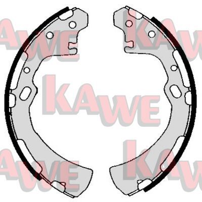KAWE Комплект тормозных колодок 05700