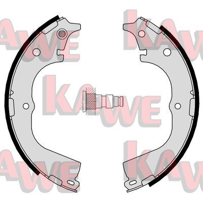 KAWE Комплект тормозных колодок 06950