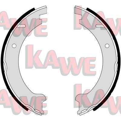 KAWE Комплект тормозных колодок, стояночная тормозная с 07235