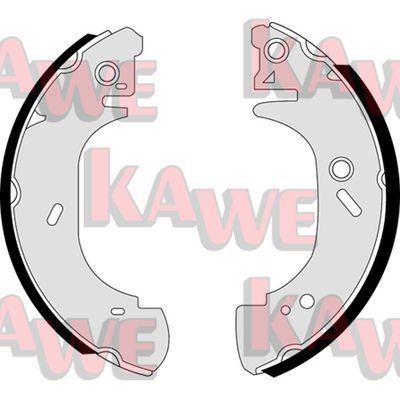 KAWE Комплект тормозных колодок 07400